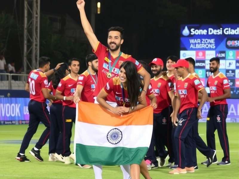 Indian gaming community celebrating WZDG win Indian players celebrating War Zone Desi Gladiators victory